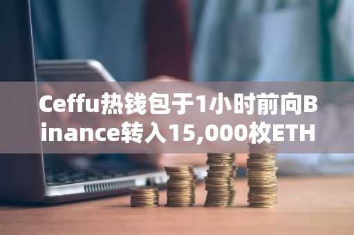 Ceffu热钱包于1小时前向Binance转入15,000枚ETH、1365.6万枚USDT等代币