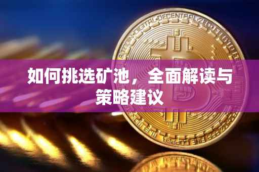 如何挑选矿池，全面解读与策略建议
