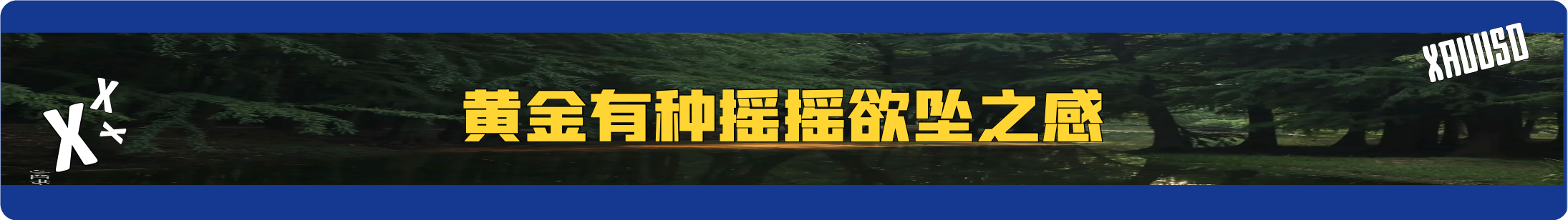 外汇界雪莉：黄金有种摇摇欲坠之感
