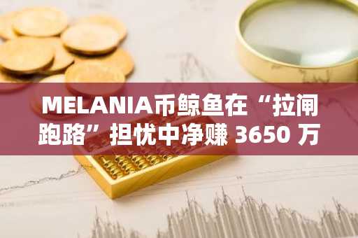 MELANIA币鲸鱼在“拉闸跑路”担忧中净赚 3650 万美元