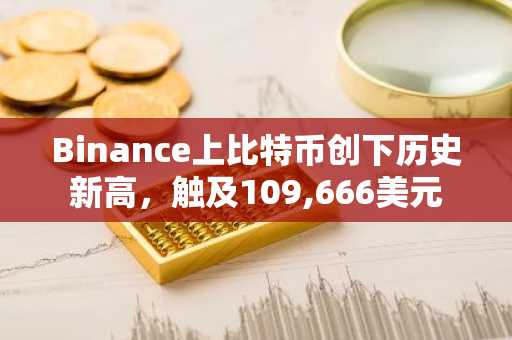 Binance上比特币创下历史新高，触及109,666美元