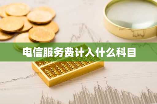 电信服务费计入什么科目