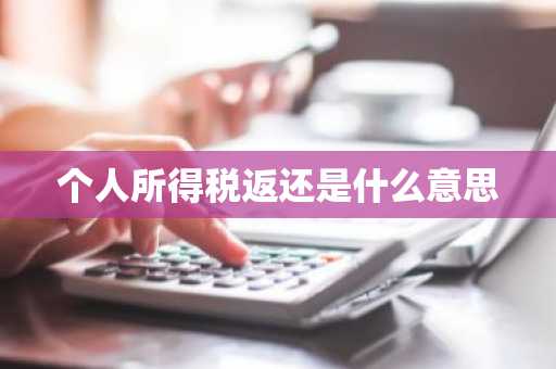 个人所得税返还是什么意思