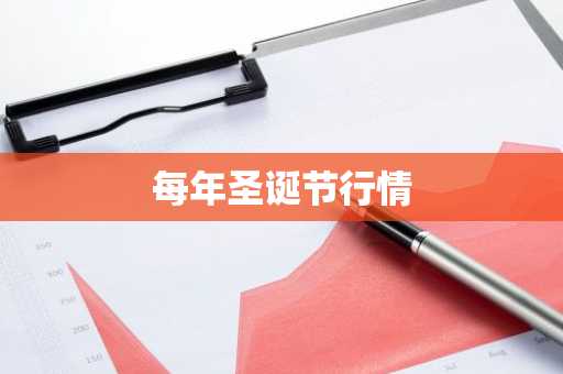 每年圣诞节行情