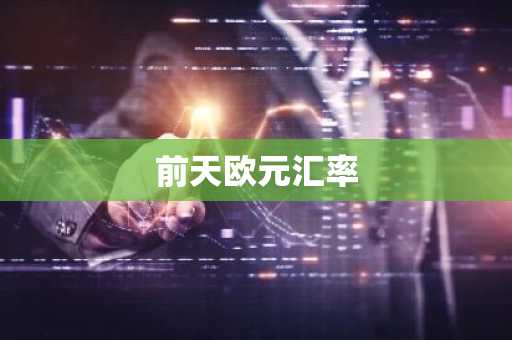 前天欧元汇率