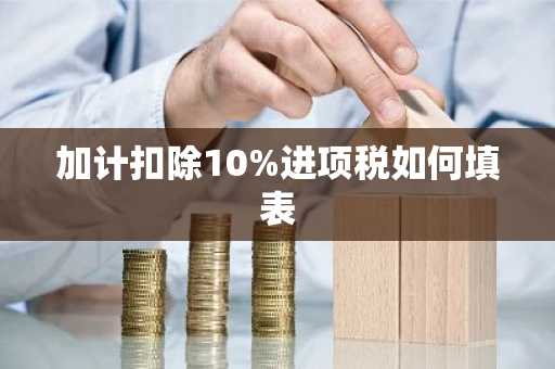 加计扣除10%进项税如何填表