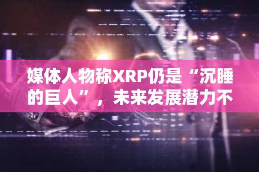 媒体人物称XRP仍是“沉睡的巨人”，未来发展潜力不可忽视