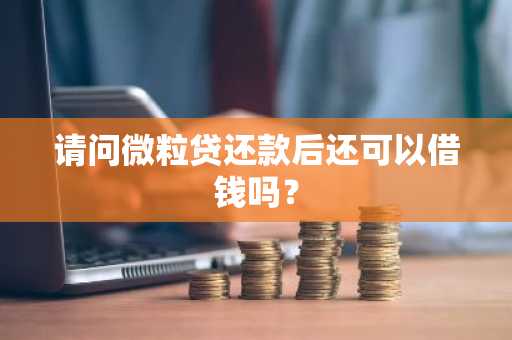请问微粒贷还款后还可以借钱吗？