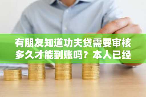 有朋友知道功夫贷需要审核多久才能到账吗？本人已经提交了申请。