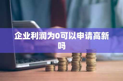 企业利润为0可以申请高新吗