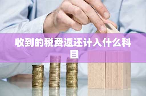 收到的税费返还计入什么科目