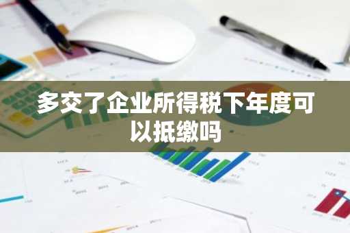多交了企业所得税下年度可以抵缴吗