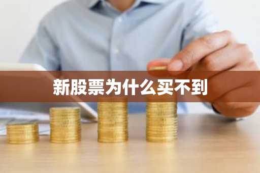 新股票为什么买不到
