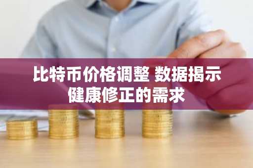 比特币价格调整 数据揭示健康修正的需求