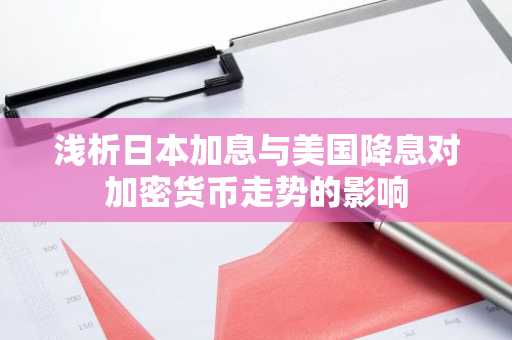 浅析日本加息与美国降息对加密货币走势的影响