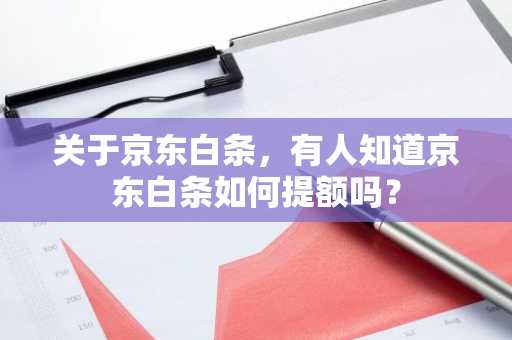 关于京东白条，有人知道京东白条如何提额吗？