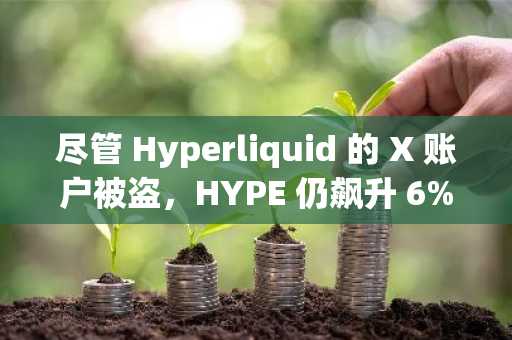 尽管 Hyperliquid 的 X 账户被盗，HYPE 仍飙升 6%