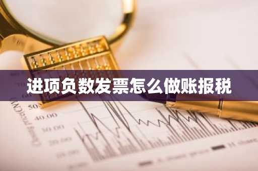 进项负数发票怎么做账报税