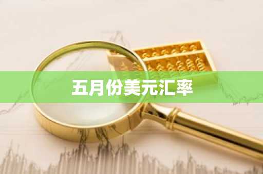 五月份美元汇率
