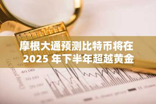 摩根大通预测比特币将在 2025 年下半年超越黄金