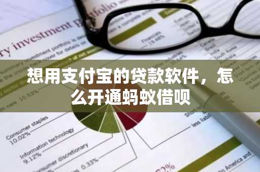 想用支付宝的贷款软件，怎么开通蚂蚁借呗
