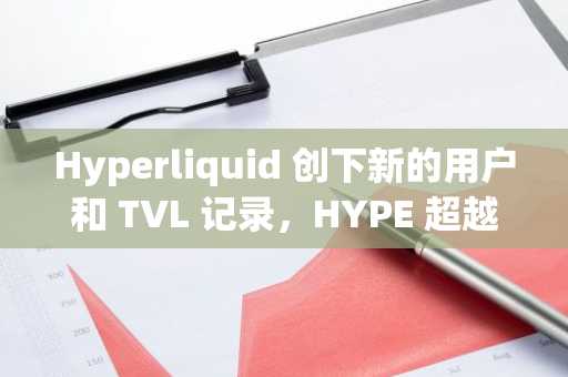Hyperliquid 创下新的用户和 TVL 记录，HYPE 超越竞争对手