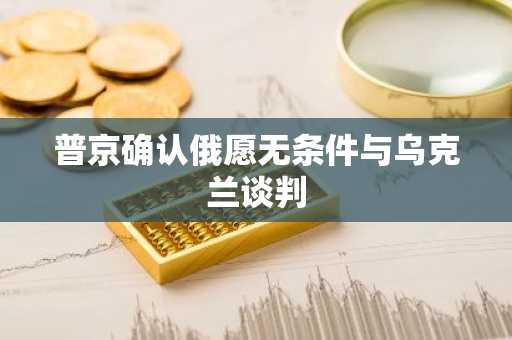 普京确认俄愿无条件与乌克兰谈判