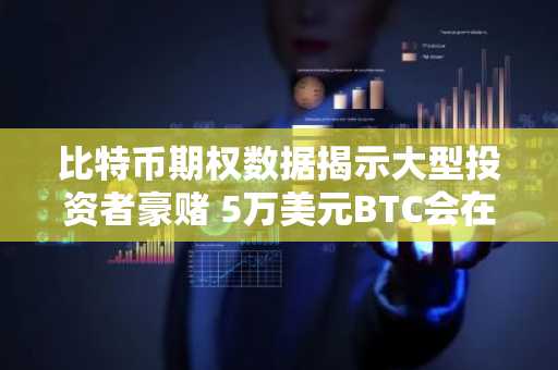比特币期权数据揭示大型投资者豪赌 5万美元BTC会在1月实现吗
