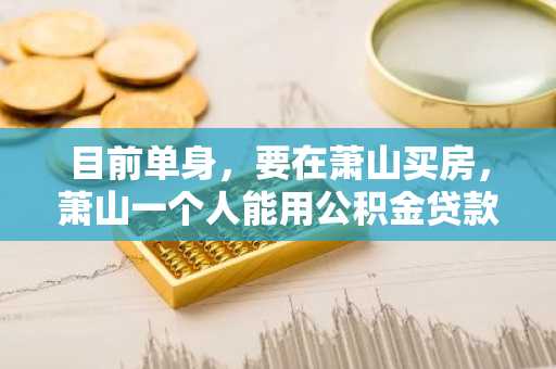 目前单身，要在萧山买房，萧山一个人能用公积金贷款多少