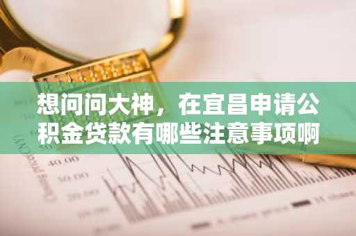想问问大神，在宜昌申请公积金贷款有哪些注意事项啊？