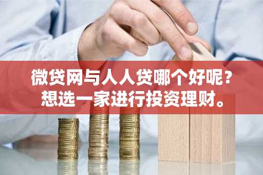 微贷网与人人贷哪个好呢？想选一家进行投资理财。