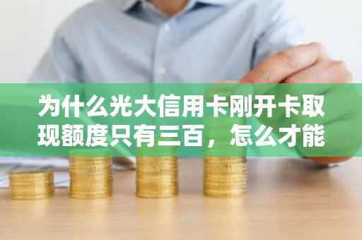 为什么光大信用卡刚开卡取现额度只有三百，怎么才能提额啊？