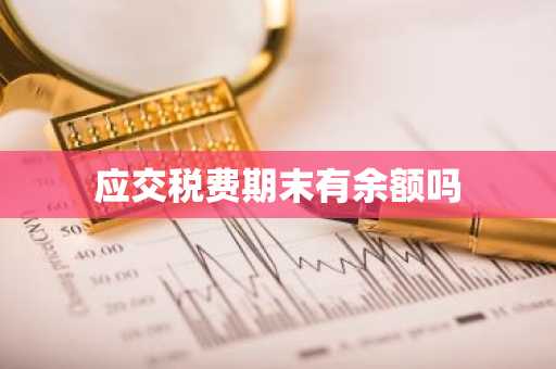 应交税费期末有余额吗
