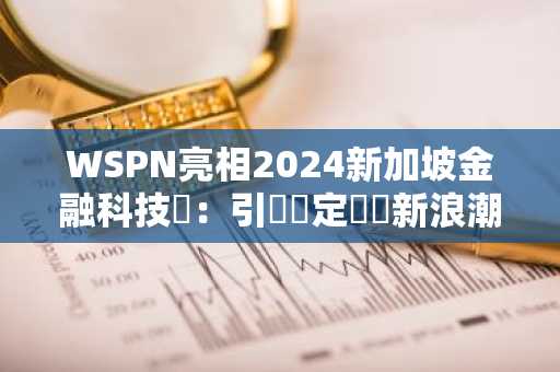 WSPN亮相2024新加坡金融科技節：引領穩定幣創新浪潮