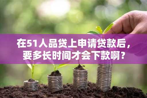 在51人品贷上申请贷款后，要多长时间才会下款啊？