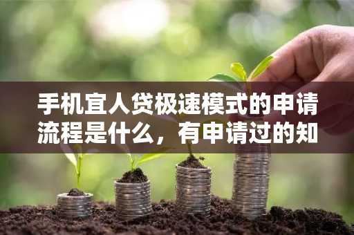 手机宜人贷极速模式的申请流程是什么，有申请过的知道吗？