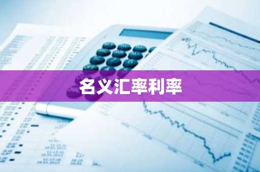 名义汇率利率