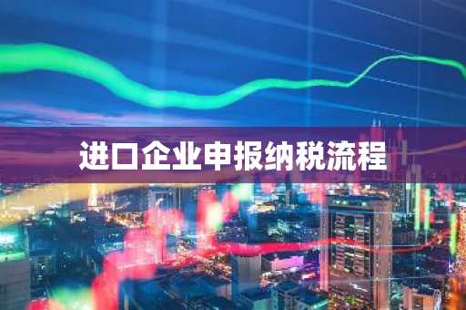 进口企业申报纳税流程