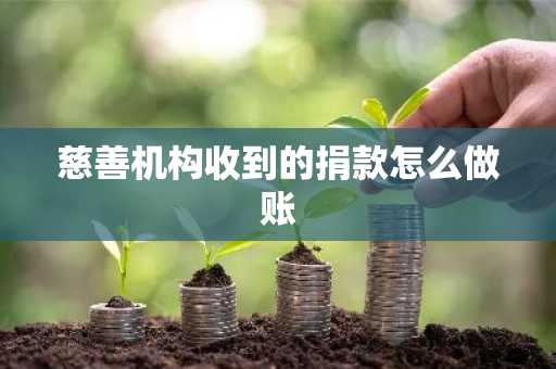 慈善机构收到的捐款怎么做账