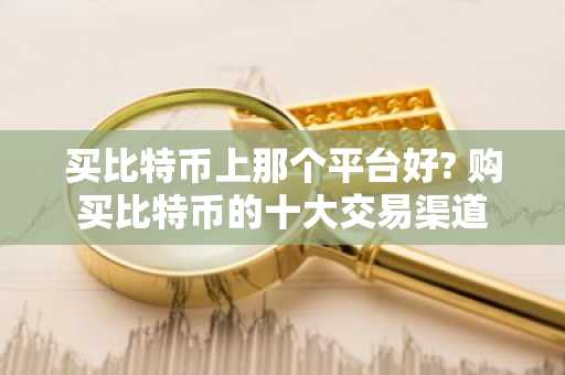 买比特币上那个平台好? 购买比特币的十大交易渠道