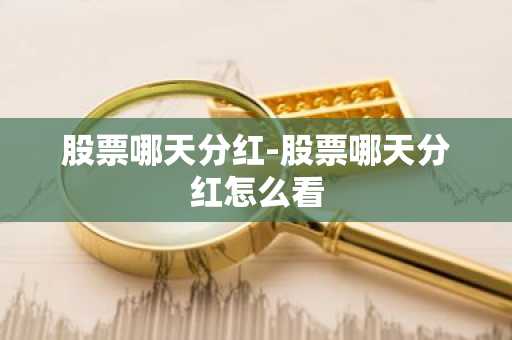 股票哪天分红-股票哪天分红怎么看