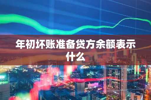 年初坏账准备贷方余额表示什么