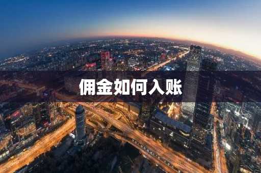 佣金如何入账