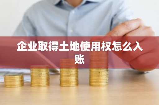 企业取得土地使用权怎么入账