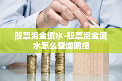 股票资金流水-股票资金流水怎么查询明细