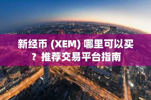 新经币 (XEM) 哪里可以买？推荐交易平台指南