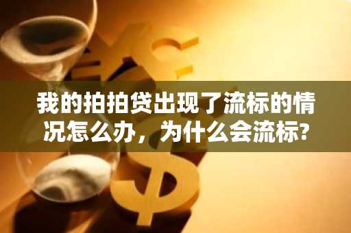我的拍拍贷出现了流标的情况怎么办，为什么会流标?