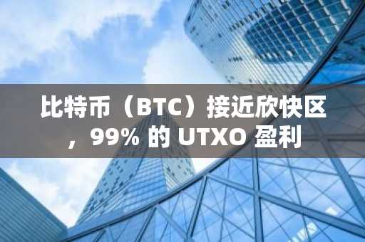 比特币（BTC）接近欣快区，99% 的 UTXO 盈利