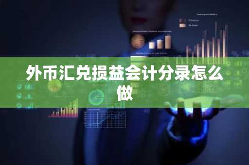 外币汇兑损益会计分录怎么做