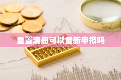 重置清册可以重新申报吗